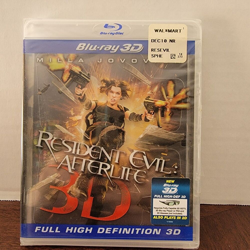 BLU-RAY 3D Resident Evil: Afterlife SEALED